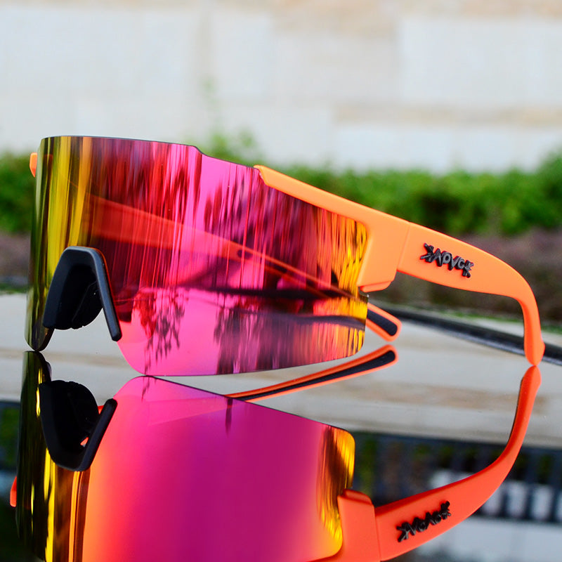 Cycling Sports Sunglasses – UV400 MTB Goggles for Men & Women, Anti-Glare Outdoor Road Bike Eyewear Protection