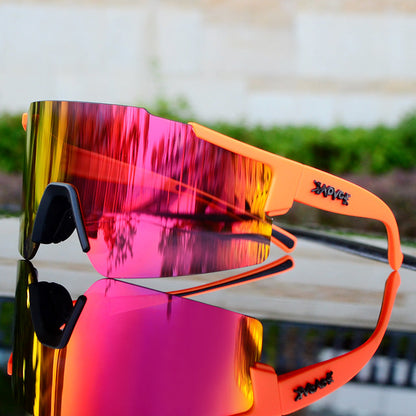 Cycling Sports Sunglasses – UV400 MTB Goggles for Men & Women, Anti-Glare Outdoor Road Bike Eyewear Protection