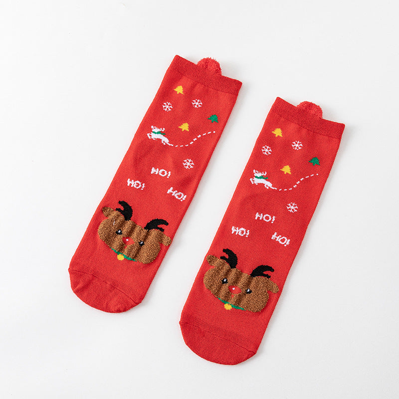 Cartoon Christmas Socks Ornaments – Cute Holiday Hanging Decorations for Home, Xmas Gifts, Noel Parties & New Year 2025 Festive Atmosphere Enhancement