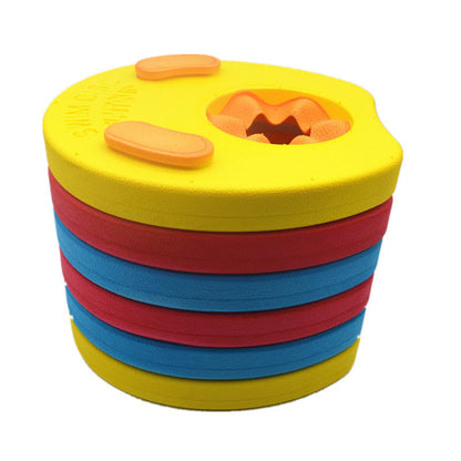 Children’s Swimming Arm Bands – Pack of 6 Colorful EVA Floating Discs for Kids Ages 3–14, Safe Water Training Swim Accessories