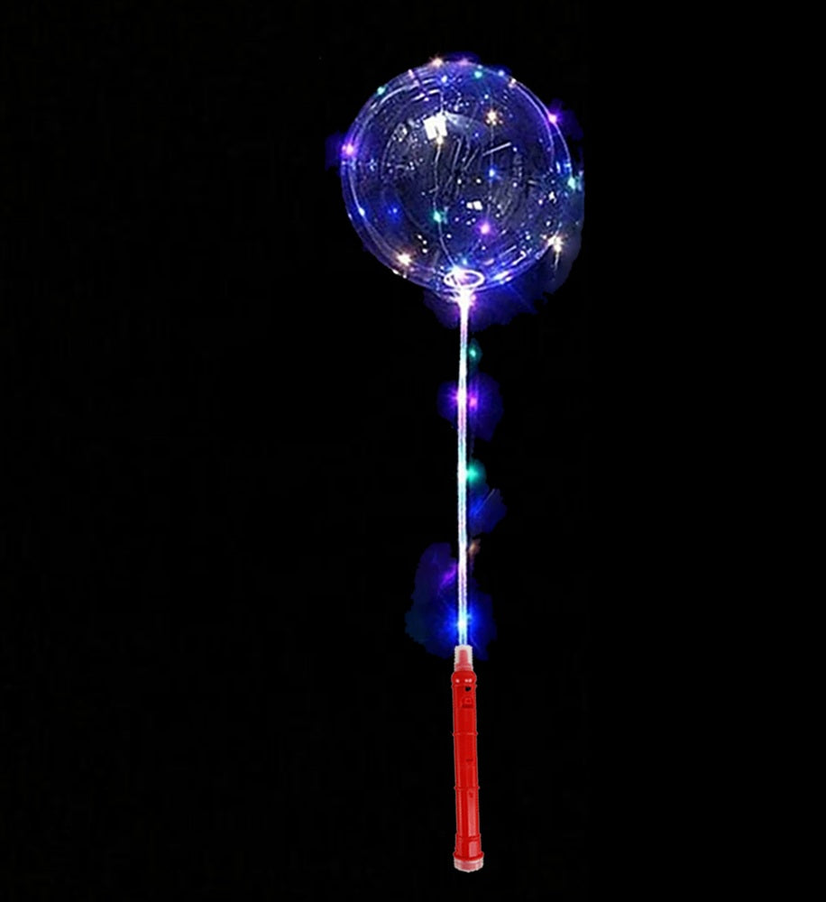 LED Light-Up BOBO Balloon Set – Flashing Handle Christmas & Birthday Party Balloons for Kids, New Year Toys, Festive Décor & Celebration Accessories