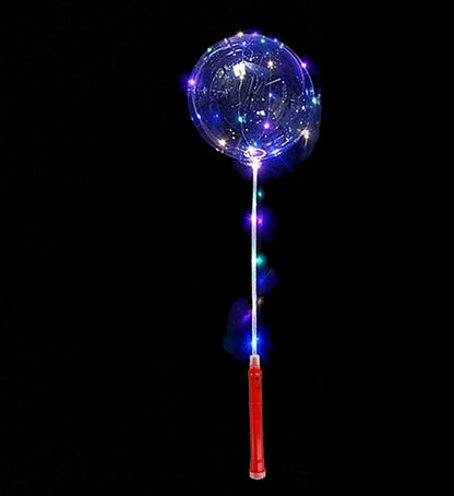 LED Light-Up BOBO Balloon Set – Flashing Handle Christmas & Birthday Party Balloons for Kids, New Year Toys, Festive Décor & Celebration Accessories