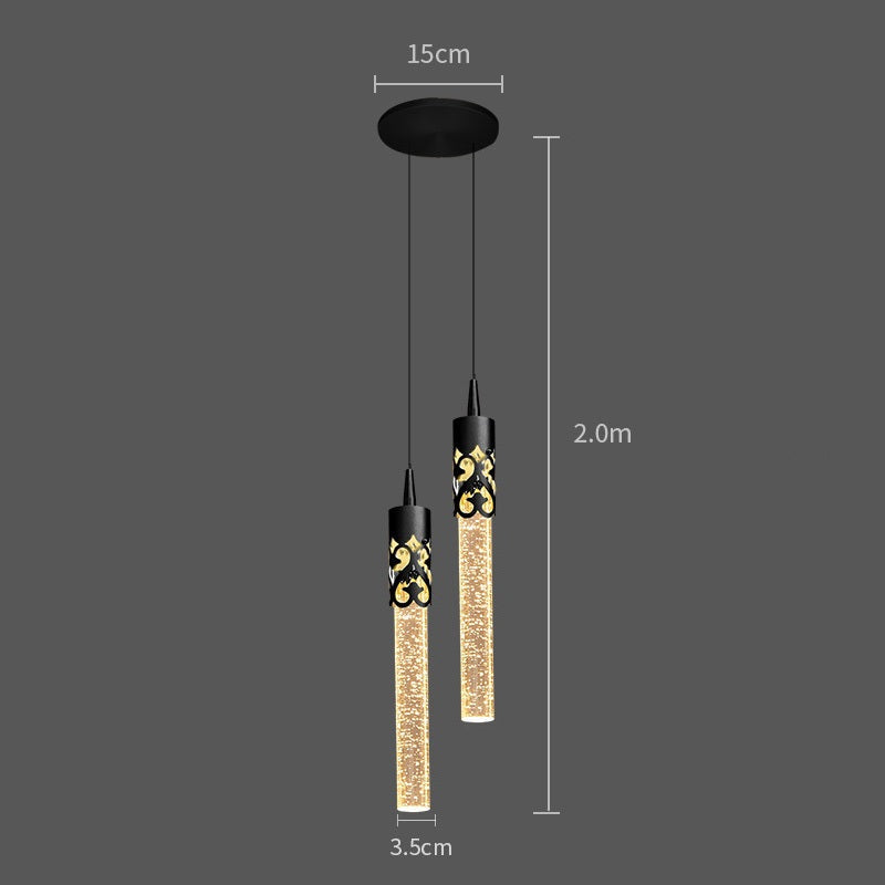 Modern Luxury Crystal Pendant Lamp – Elegant Hanging Ceiling Light for Bedroom, Living Room and Kitchen Decor