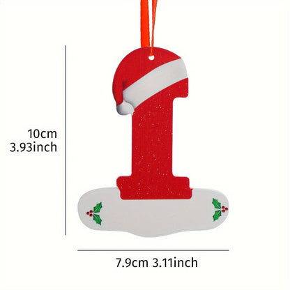 Alphabet Letter Christmas Ornaments – 26-Piece A–Z Hanging Tree Decorations for Home, Holiday Parties, Navidad & New Year 2026 Accessories