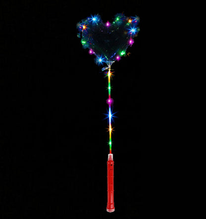 LED Light-Up BOBO Balloon Set – Flashing Handle Christmas & Birthday Party Balloons for Kids, New Year Toys, Festive Décor & Celebration Accessories