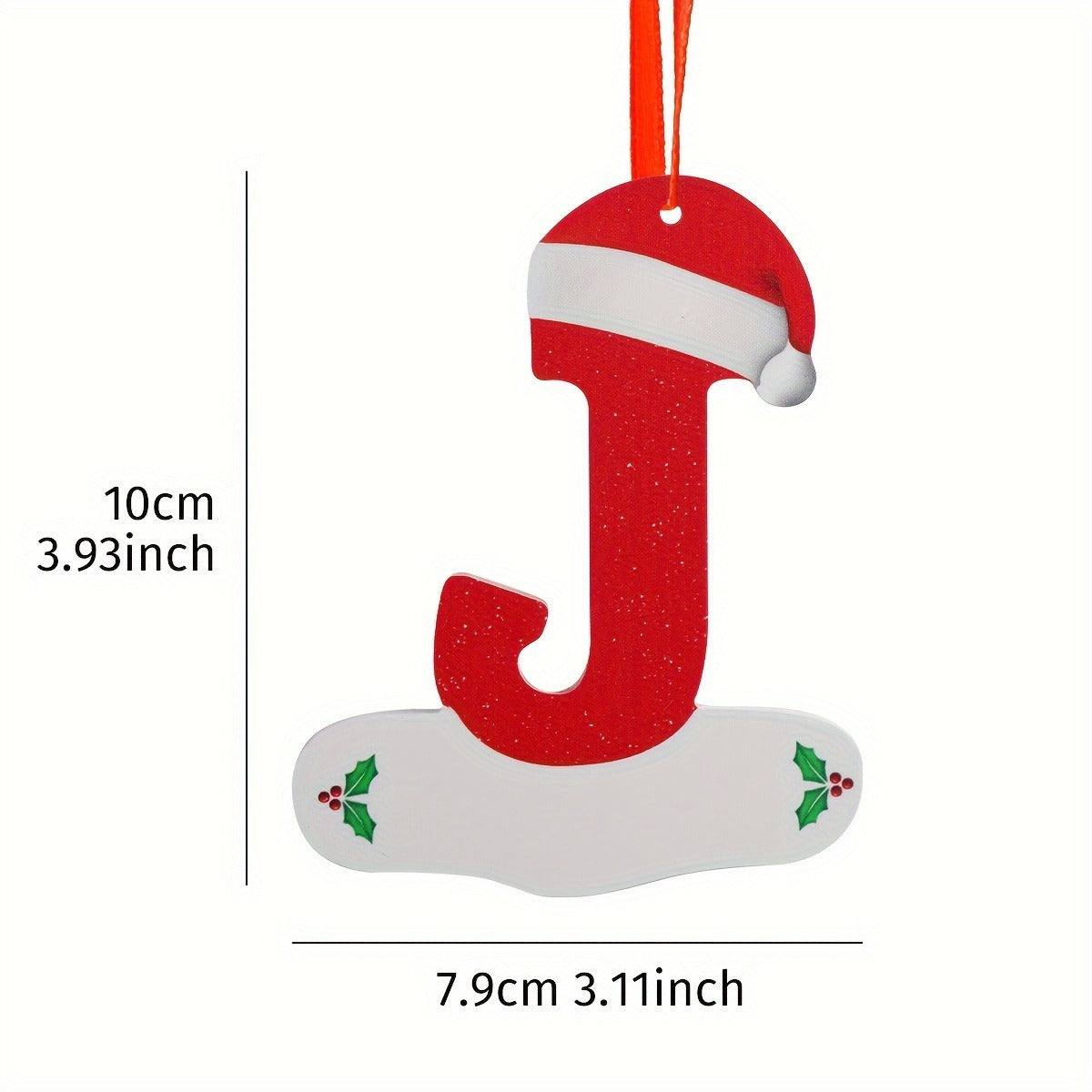 Alphabet Letter Christmas Ornaments – 26-Piece A–Z Hanging Tree Decorations for Home, Holiday Parties, Navidad & New Year 2026 Accessories
