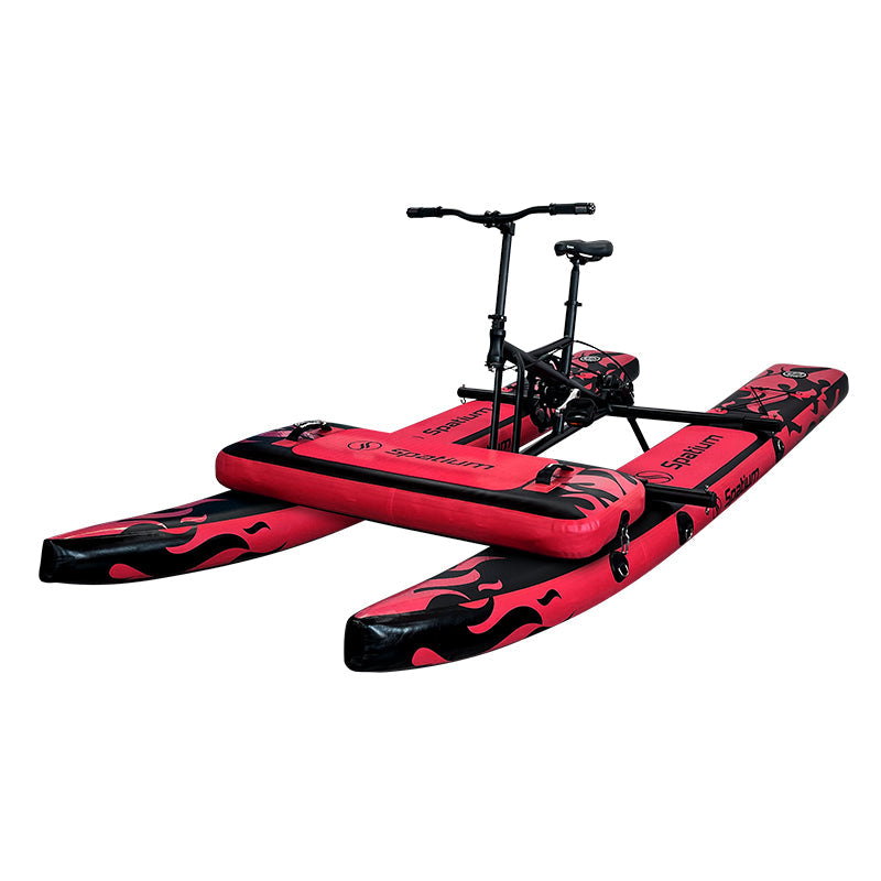 Spatium SUP Inflatable Water Bike 2.0 – Stable Pedal Kayak Pedal Boat for Lakes, Easy-Drive Inflatable Watercraft for Outdoor Adventure & Fitness