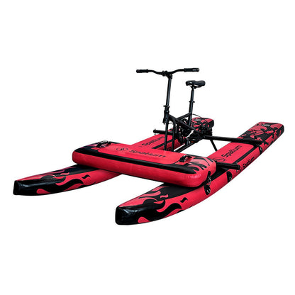 Spatium SUP Inflatable Water Bike 2.0 – Stable Pedal Kayak Pedal Boat for Lakes, Easy-Drive Inflatable Watercraft for Outdoor Adventure & Fitness