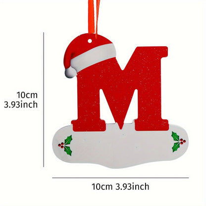 Alphabet Letter Christmas Ornaments – 26-Piece A–Z Hanging Tree Decorations for Home, Holiday Parties, Navidad & New Year 2026 Accessories