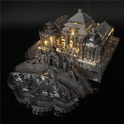 Metal Cathedral Puzzle – 3D St. Patrick’s Laser-Cut DIY Assembly Model Kit for Creative Gifts