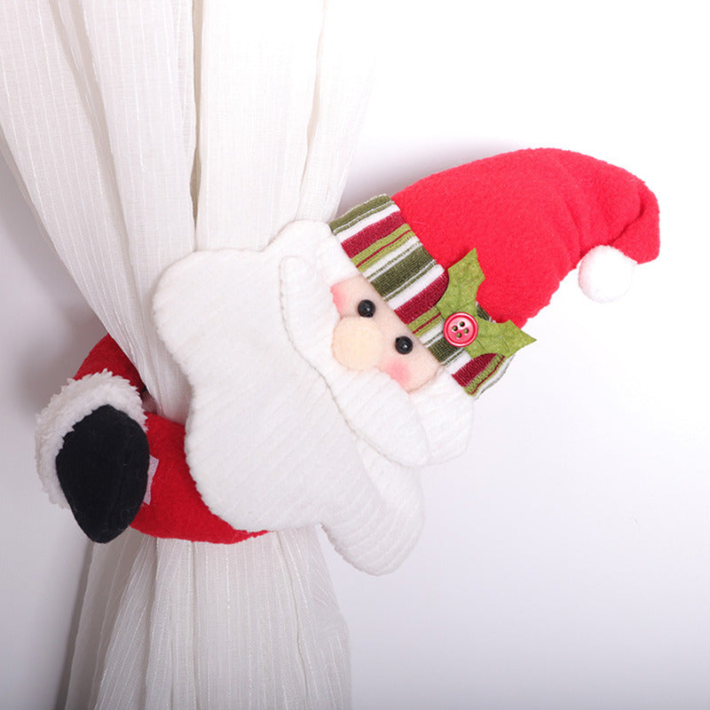 Cute Santa & Snowman Hugs-the-Tree Doll – Christmas Tree Ornament for Festive Décor, Holiday Atmosphere, Xmas Home Decoration & New Year Celebrations