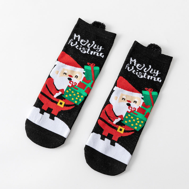 Cartoon Christmas Socks Ornaments – Cute Holiday Hanging Decorations for Home, Xmas Gifts, Noel Parties & New Year 2025 Festive Atmosphere Enhancement