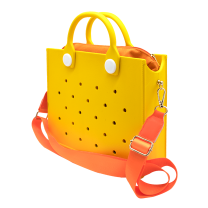 Fashion Soft EVA Large Storage Tote Bag – Waterproof Women’s Shoulder Handbag for Beach, Outdoors, Travel, Weddings & Daily Use