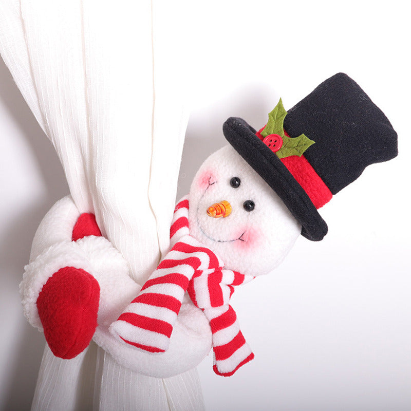 Cute Santa & Snowman Hugs-the-Tree Doll – Christmas Tree Ornament for Festive Décor, Holiday Atmosphere, Xmas Home Decoration & New Year Celebrations