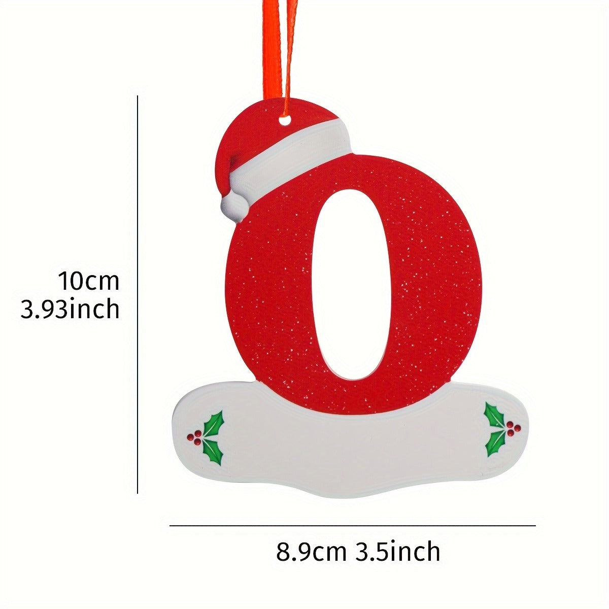Alphabet Letter Christmas Ornaments – 26-Piece A–Z Hanging Tree Decorations for Home, Holiday Parties, Navidad & New Year 2026 Accessories