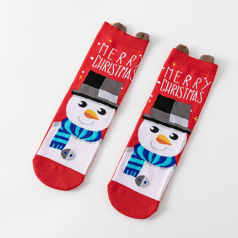 Cartoon Christmas Socks Ornaments – Cute Holiday Hanging Decorations for Home, Xmas Gifts, Noel Parties & New Year 2025 Festive Atmosphere Enhancement
