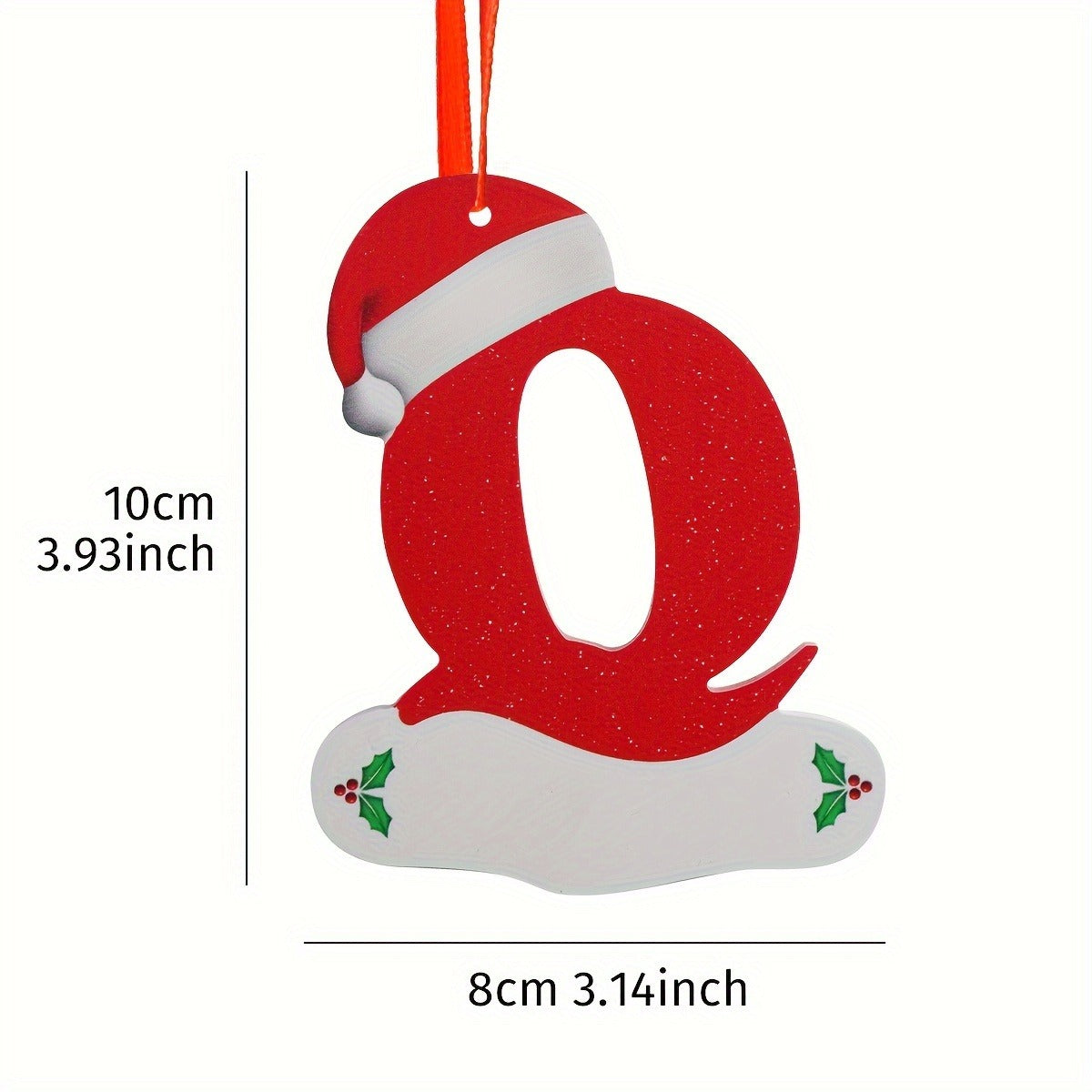 Alphabet Letter Christmas Ornaments – 26-Piece A–Z Hanging Tree Decorations for Home, Holiday Parties, Navidad & New Year 2026 Accessories