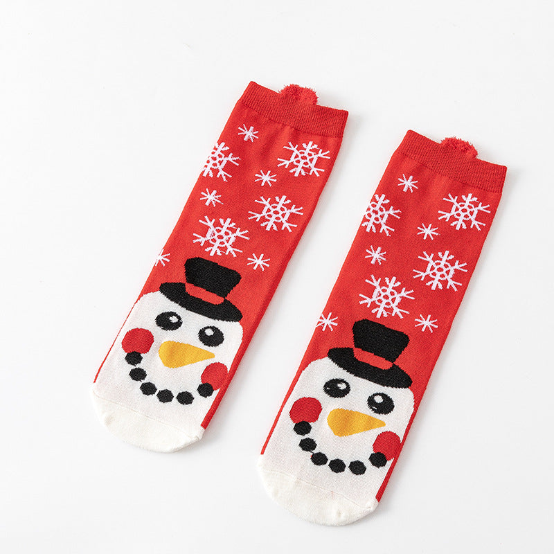 Cartoon Christmas Socks Ornaments – Cute Holiday Hanging Decorations for Home, Xmas Gifts, Noel Parties & New Year 2025 Festive Atmosphere Enhancement