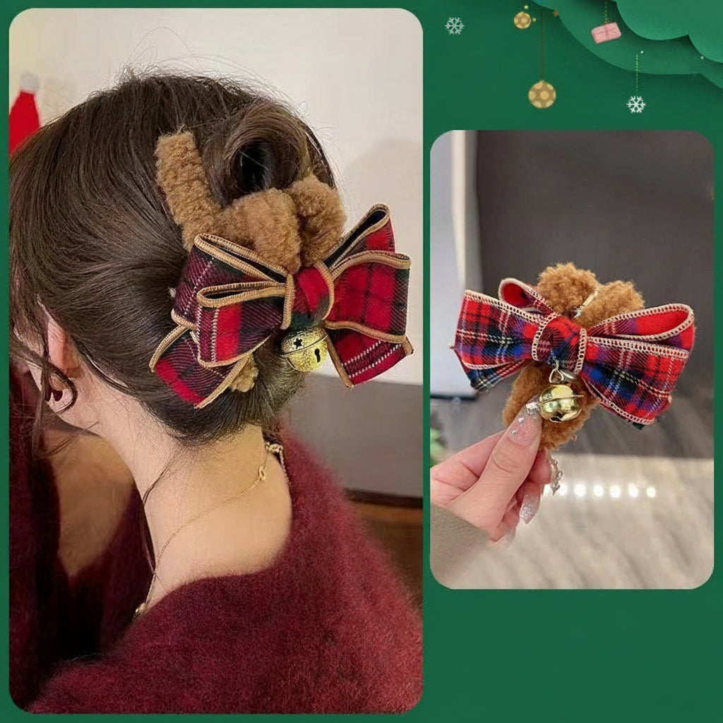 Christmas Light-Up Headband – LED Deer Ears Hair Clips & Accessories for Holiday Parties, New Year Celebrations & Cute Festive Gifting