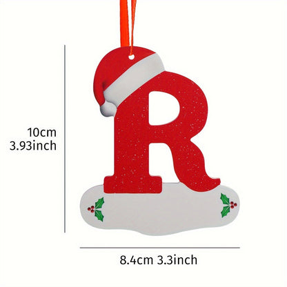 Alphabet Letter Christmas Ornaments – 26-Piece A–Z Hanging Tree Decorations for Home, Holiday Parties, Navidad & New Year 2026 Accessories