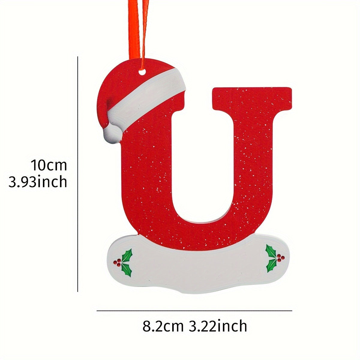 Alphabet Letter Christmas Ornaments – 26-Piece A–Z Hanging Tree Decorations for Home, Holiday Parties, Navidad & New Year 2026 Accessories