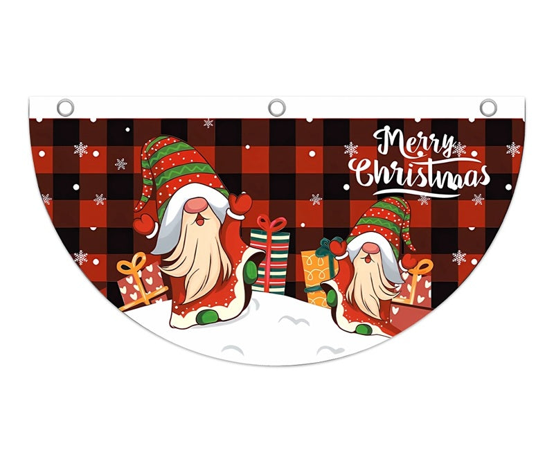 Christmas Hanging Flag Banner -Festive Doorway Decoration for Home, Vibrant Xmas Ornament for Navidad, New Year Celebrations and Winter Holiday Styling