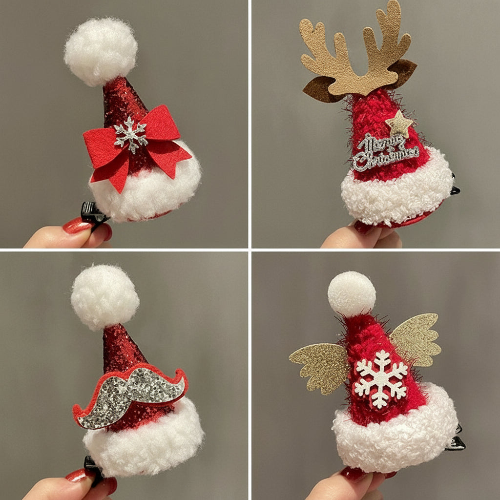 Christmas Light-Up Headband – LED Deer Ears Hair Clips & Accessories for Holiday Parties, New Year Celebrations & Cute Festive Gifting