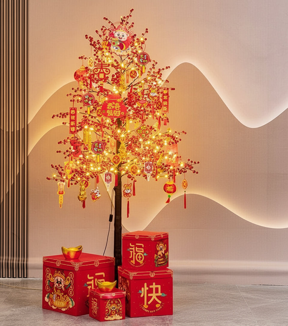 Decorative LED Christmas Tree Lights – Festive Home & Commercial Holiday Lighting for Windows, Trees, Garlands & Seasonal Displays