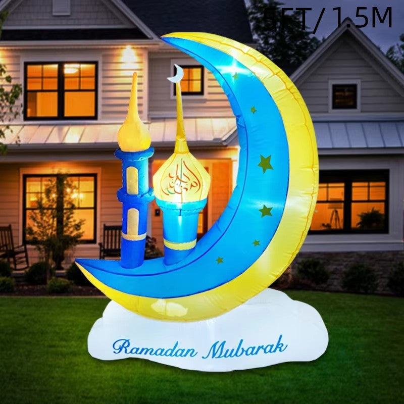 Christmas Inflatable Snowman & Santa - 8FT Giant Outdoor LED Garden Decoration for Holiday Parties, Front Yard Displays, Festive Winter Celebration Decor
