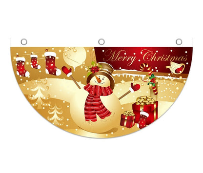 Christmas Hanging Flag Banner -Festive Doorway Decoration for Home, Vibrant Xmas Ornament for Navidad, New Year Celebrations and Winter Holiday Styling