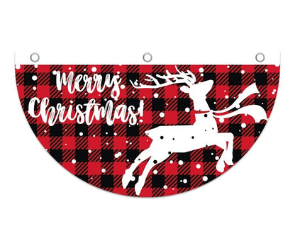 Christmas Hanging Flag Banner -Festive Doorway Decoration for Home, Vibrant Xmas Ornament for Navidad, New Year Celebrations and Winter Holiday Styling