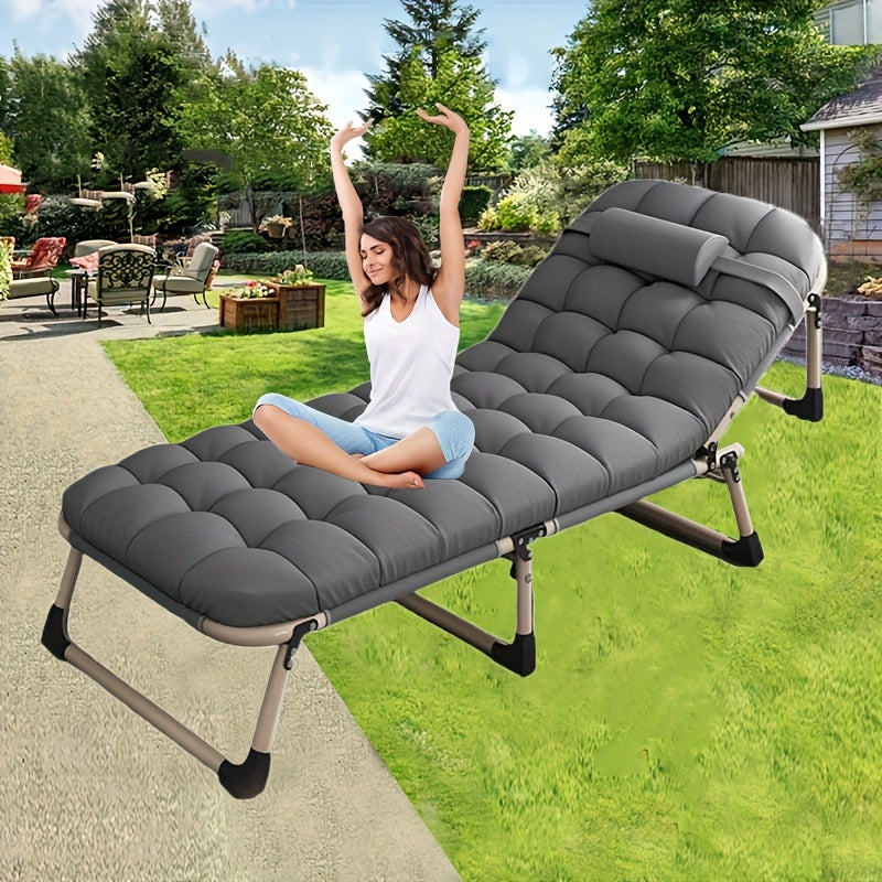Foldable Heavy Duty Bed – Portable Sleeping Solution with Comfort-First Design for Guests, Camping, Travel, or Emergency Use