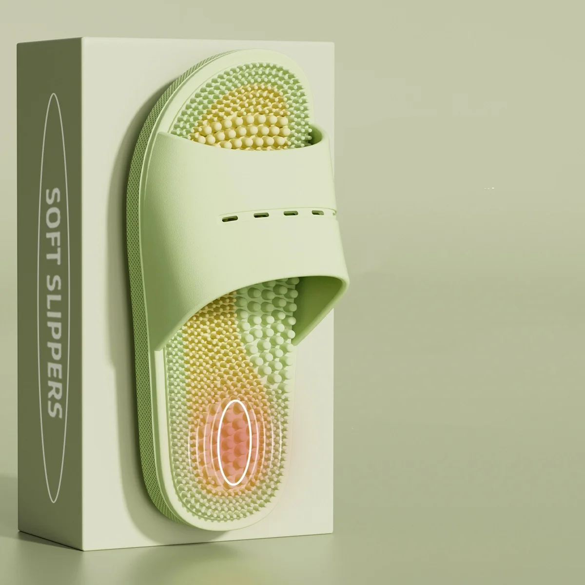 Acupressure Massage Slippers – Non-Slip Deodorant Bathroom Sandals for Men & Women, Ideal for Summer Foot Pain Relief