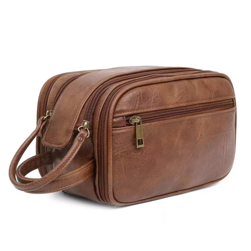 Modern Men’s Waterproof Toiletry Bag – Fashionable Multifunctional Travel Organizer with Durable Material for Youth, Business, and On-the-Go Storage