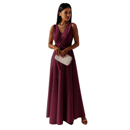 Convertible V-Neck Boho Maxi Wrap Dress for Women – Sexy Multiway Bandage Infinity Gown for Club Nights, Parties, Bridesmaids & More