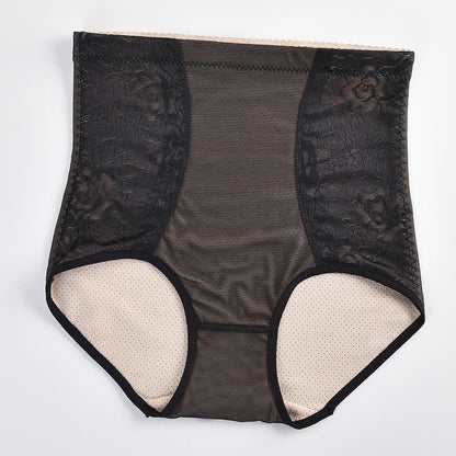 Plus Size Lace Shapewear Panties – High-Waist Tummy Control & Butt Lifting Underwear for Women
