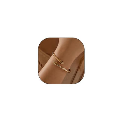 Gold-Plated Snake Bracelet with Green Zircon Eye – Fashionable Animal-Inspired Cuff Bangle for Women, Wedding Jewelry, or Bold Statement Styling