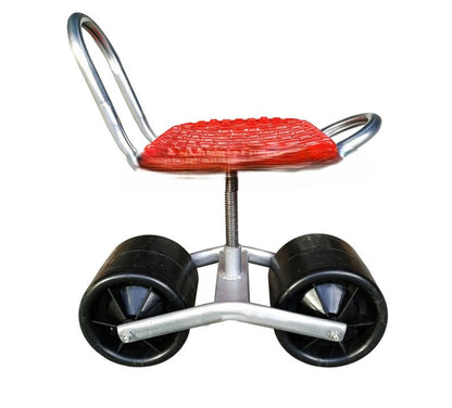 Rolling Garden Cart Stool – Multi-Wheel Work Seat for Planting, Picking, and Outdoor Gardening Comfort