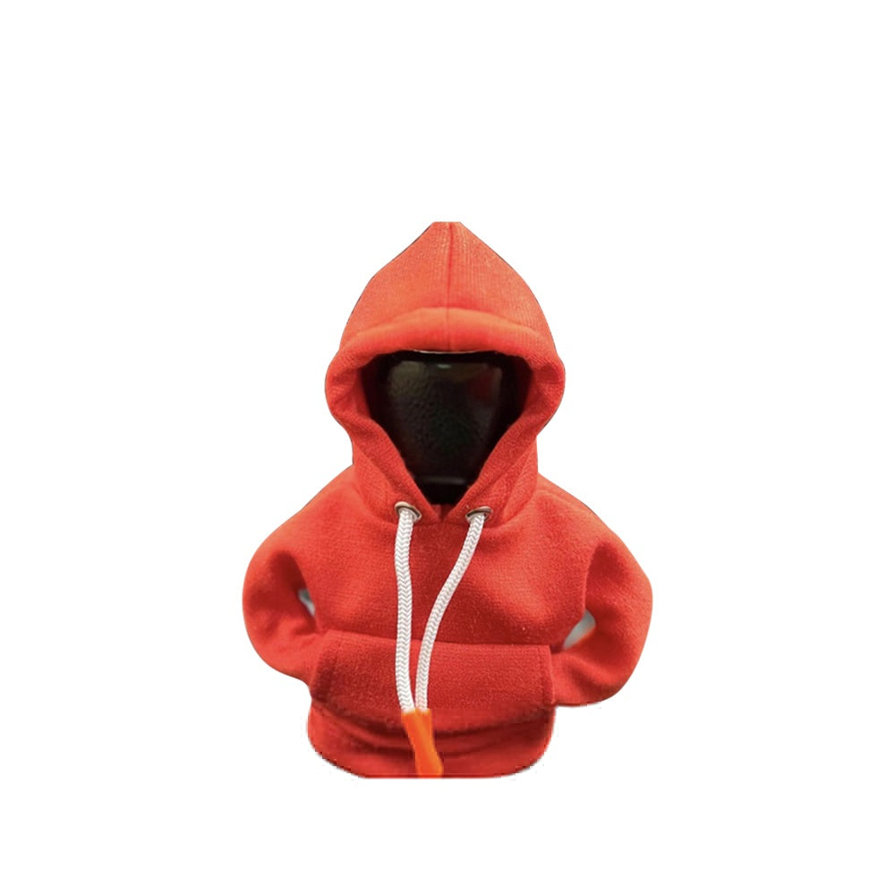 Car Gear Shift Knob Hoodie Cover – Manual & Automatic Gear Lever Decoration Hoodies for Car Interior Styling