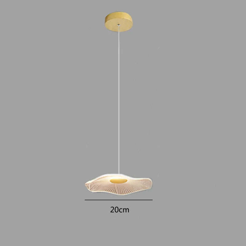 Nordic Modern Lotus Leaf Pendant Lamp – Height Adjustable Luxury Lighting Fixture for Villas, Dining Rooms, Living Spaces, Bars, or Hotel Interiors