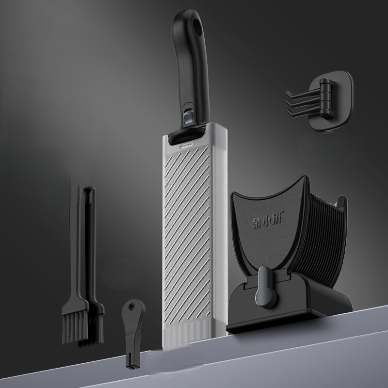 Stainless Steel Cleaver Meat Slicer – Manual  Knife Set for Effortless Beef, Pork, and Food Slicing at Home