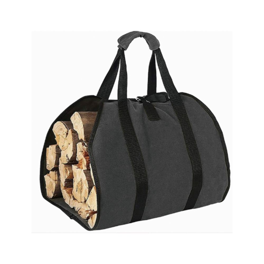Heavy-Duty Firewood Carrier Bag – Durable PVC Tote for Fireplace, Camping & Wood Transport