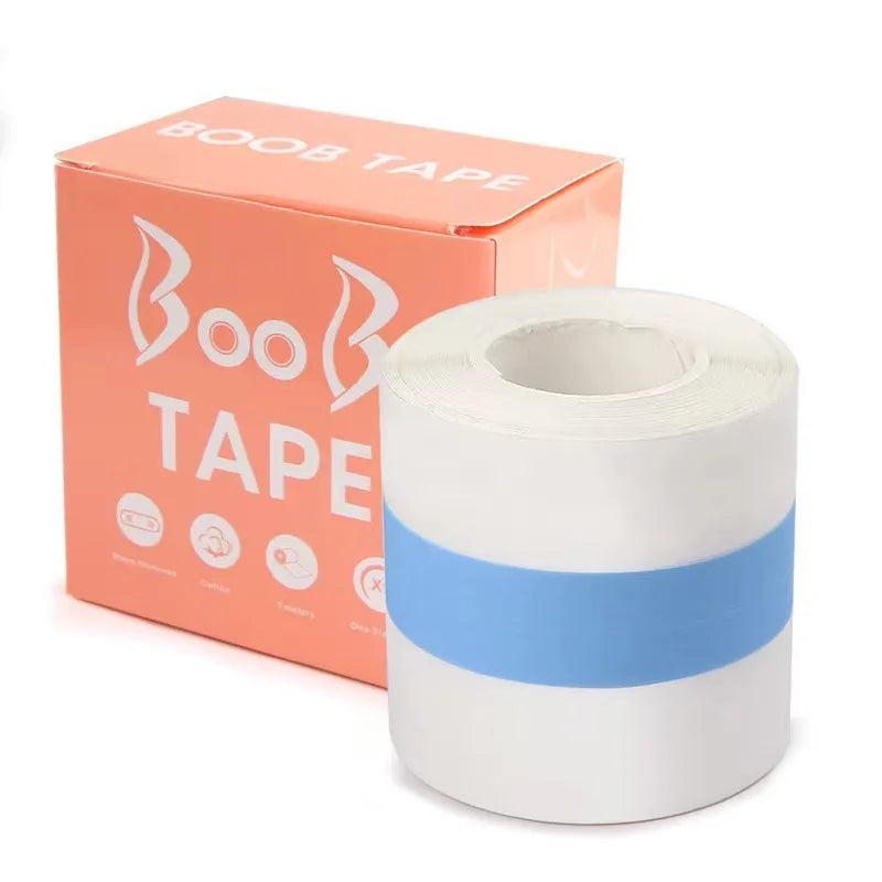 Transparent Breast Lift Tape – Invisible Push-Up Enhancer for Large Breasts, Seamless Support Under Dresses and Clothing, Comfortable and Secure Fit for Women
