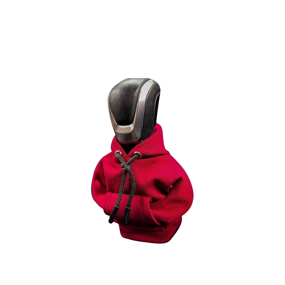 Car Gear Shift Knob Hoodie Cover – Manual & Automatic Gear Lever Decoration Hoodies for Car Interior Styling
