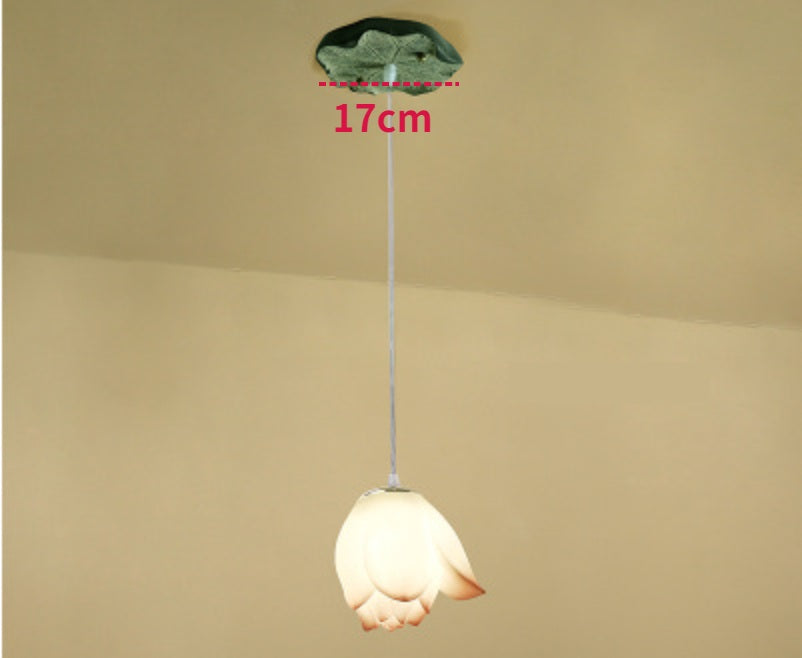 Alberoise Annie Pink Glass Pendant Lamp – Elegant Decorative Lighting for Tea Room, Living Room & Home Interiors