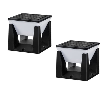 Solar Fence & Deck Cap Lights – Waterproof Outdoor Post Pillar Lamps for Patio, Yard & Landscape Lighting