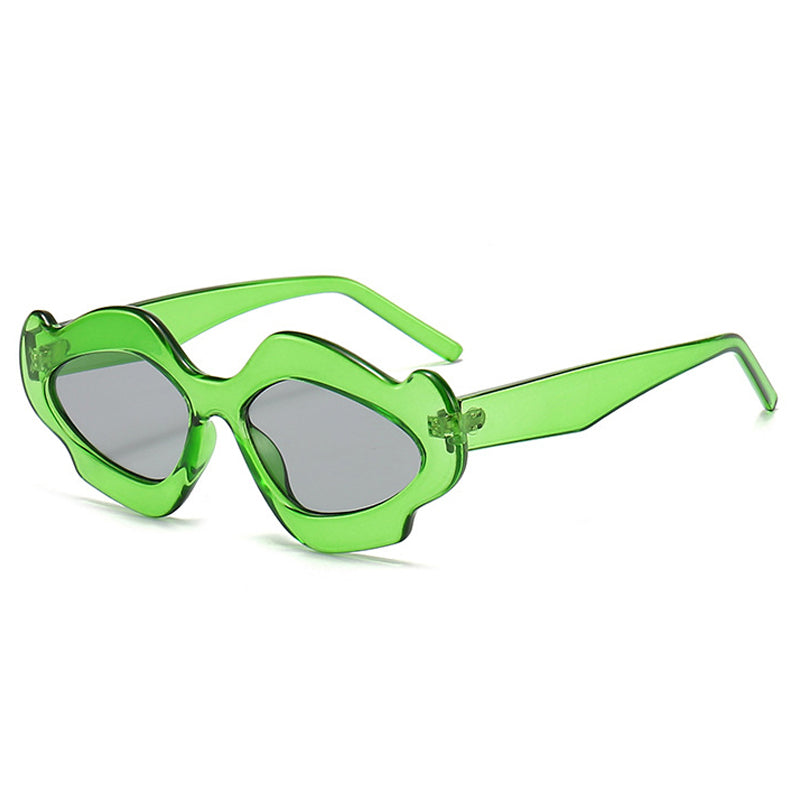 Irregular Flower Sunglasses – Retro Candy Color UV400 Shades for Men and Women’s Trendy Streetwear