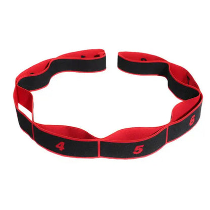 Yoga Stretch Strap – Elastic Ballet Band with Door Anchor for Flexibility Training, Leg Stretching, Foot Stretcher, and Effective Yoga Exercise Support