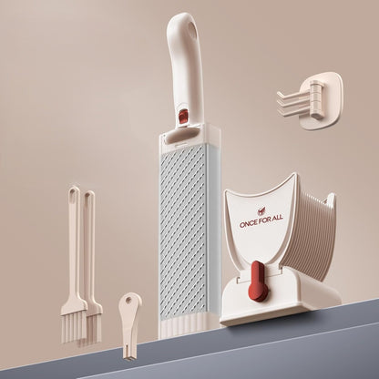 Stainless Steel Cleaver Meat Slicer – Manual  Knife Set for Effortless Beef, Pork, and Food Slicing at Home