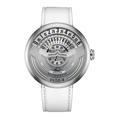 Limited Edition Mechanical Men’s Watch - Luxury 46mm Luminous Automatic Wristwatch in Stainless Steel Sports Design